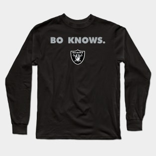 BO KNOWS RAIDER NATION! Long Sleeve T-Shirt